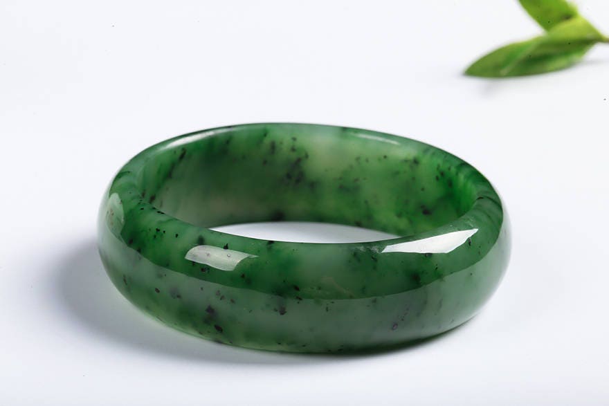 Kanadischer Jaspis 58mm Apfelgrün Natur Nephrit Jade Kette Hand LADY Armband Pounamu Maori Neuseeland Jade Greenstone BC