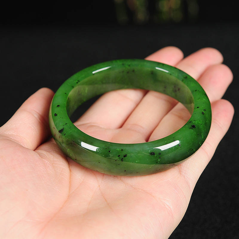 Kanadischer Jaspis, 55 mm, Apfelgrün, natürliche Nephrit-Jade-Kette, Hand-Lady-Armband, Pounamu, neuseeländische Jade, Neuseeland BC, Nilion-Nierenstein