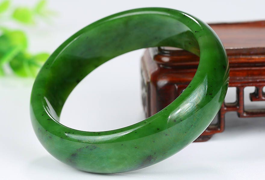 Kanadischer Jaspis 64mm Apfelgrün Natur Nephrit Jade Kette BC LADY Armband Pounamu Maori Neuseeland Jade Neuseeland Schmuck