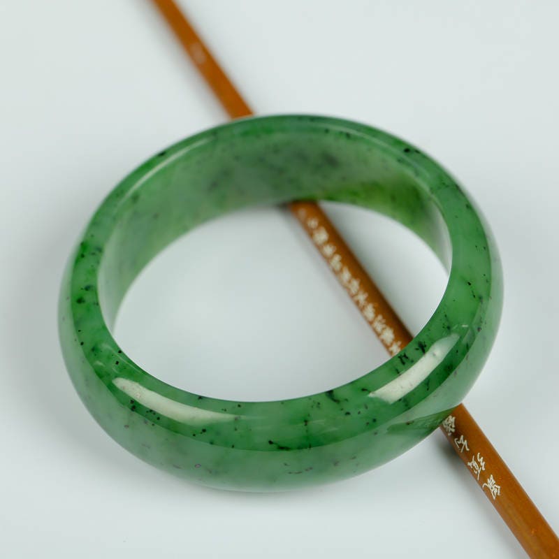 Kanadischer Jaspis 62mm Apfelgrün Natur Nephrit Jade Kette Hand LADY BC Armband Pounamu Maori Neuseeland Jade Schmuck grüner Stein Nilion