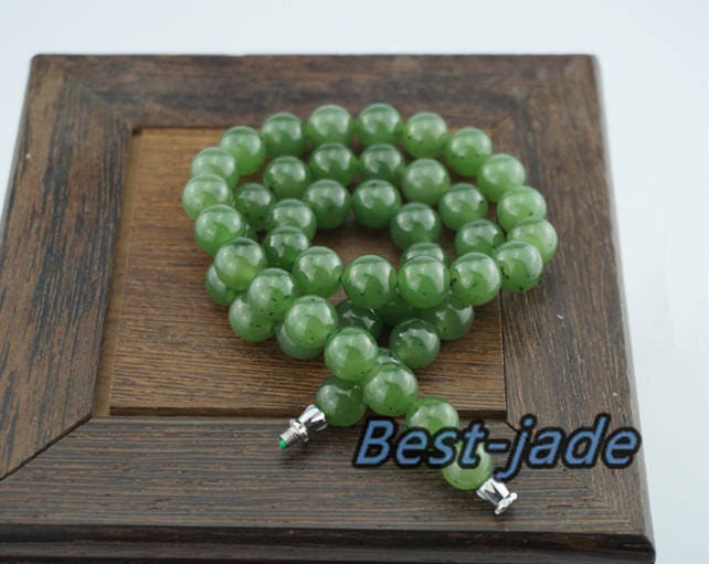 Certificated Top Grade Apple Gemstone POUNAMU Nephrite Bead size 9mm necklace New Zealand Jade Maori style Pulsera Beads