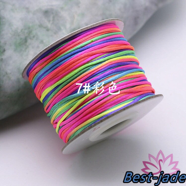 70 METERS - 6 Colors string -1.5MM- Thread line- Strand String Rope Roll- for Jewelry Pendant Necklace Chain Cloth Bracelet Wrist foot line