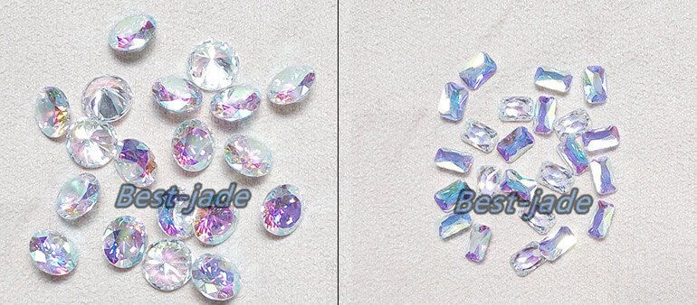 1PAIR 10*10mm AAAAA Zircon Round Faceted Cut VVS Loose Gemstone Beads