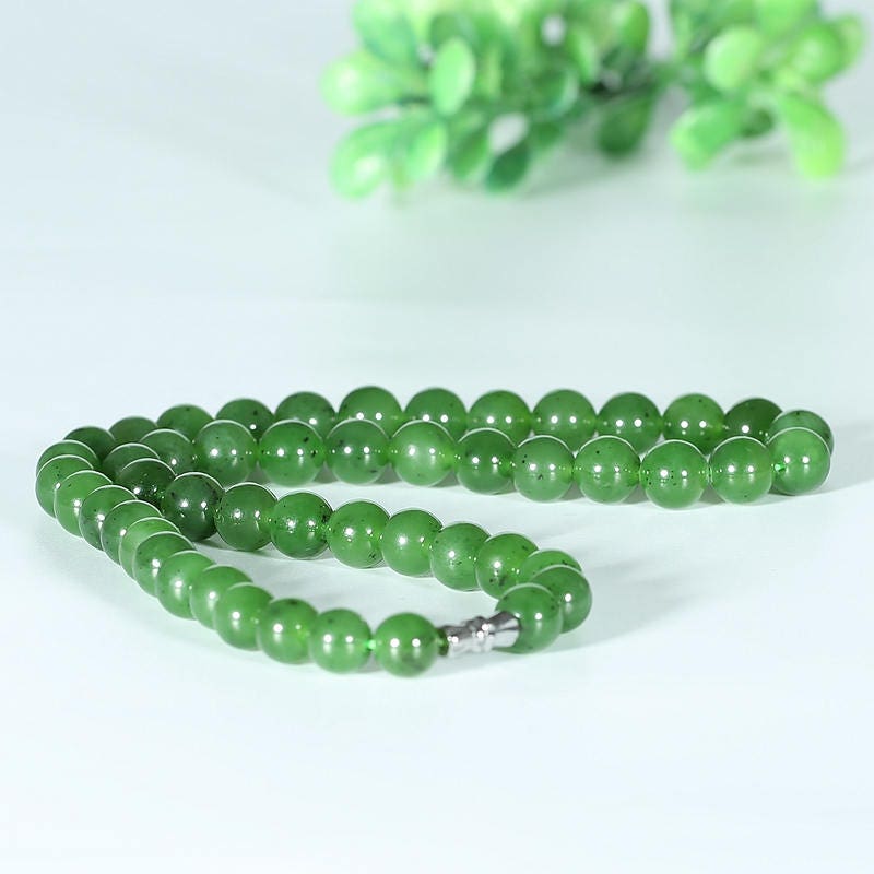 Canadian jasper High quality A Grade Bead size 9*9mm necklace New Zealand Jade Maori style Pulsera Ball Beads POUNAMU Nephrite Greenstone BC