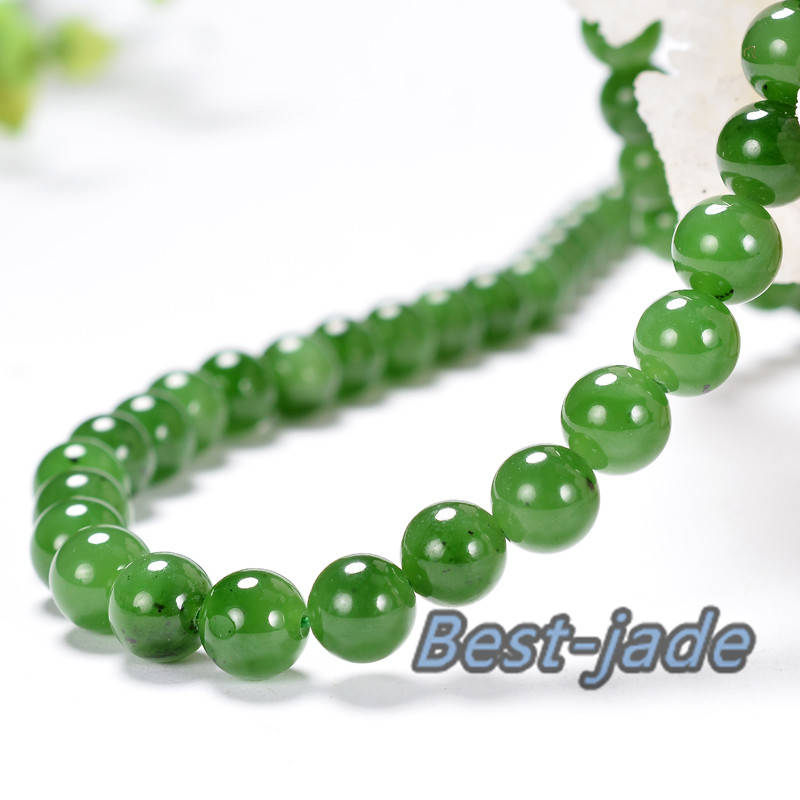 Certificated A Grade Bead size 9*9mm necklace Canadian Jade Maori style Pulsera Ball Beads POUNAMU Nephrite Greenstone Canadian jasper