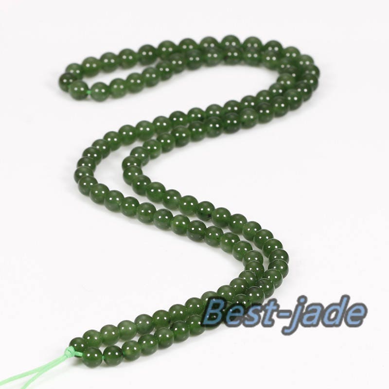 Canadian jasper A Grade Bead size 5*5mm necklace New Zealand Jade Maori style Pulsera Ball Beads POUNAMU Nephrite Greenstone Halskette f. BC