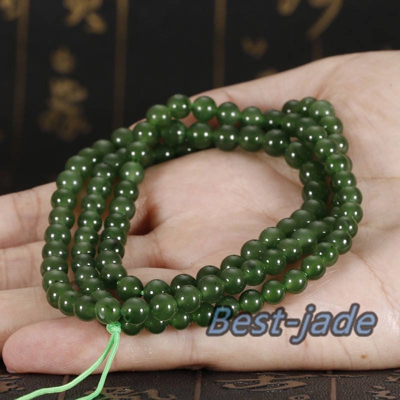 Canadian jasper A Grade Bead size 5*5mm necklace New Zealand Jade Maori style Pulsera Ball Beads POUNAMU Nephrite Greenstone Halskette f. BC