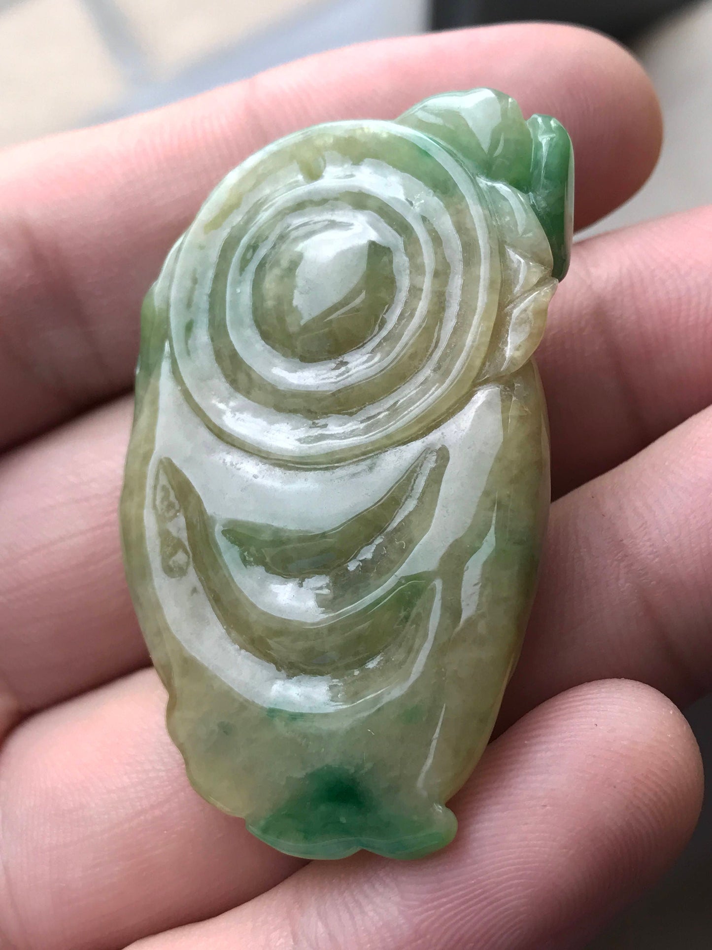 Buddha Certified  Green and Yellow Jade hand carved Natural Grade A Jadeite Burma pendant Necklace Statue Charm hangs falls Anhänger Pixiu