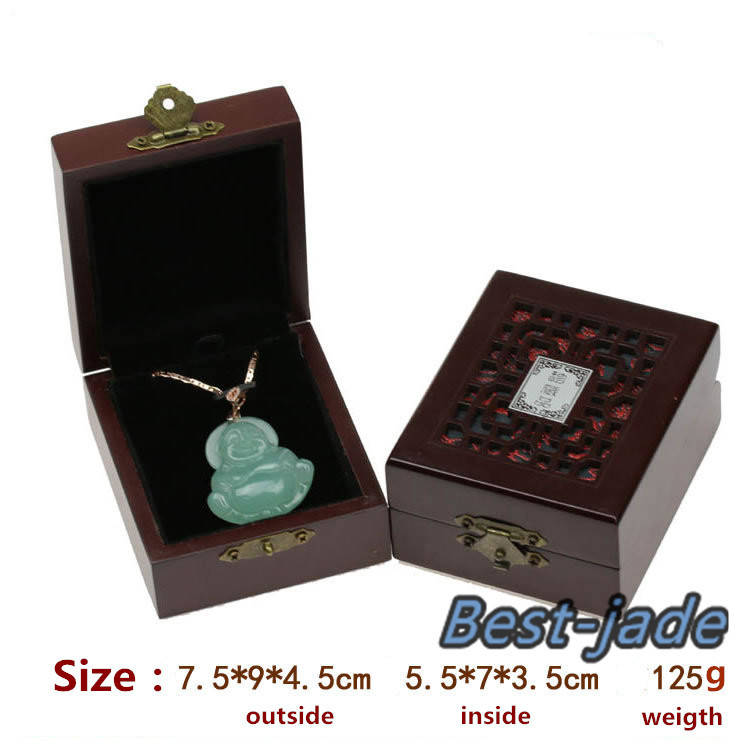 Solid wood Handmade Decorative Wooden Jewelry Box Keepsake Treasure necklace pendant gemstone crysital Storage Box