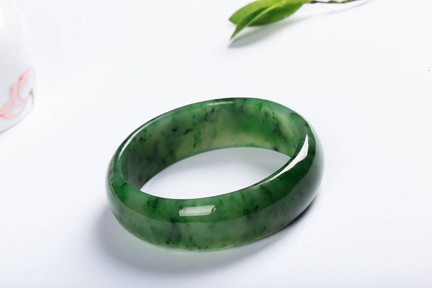 Kanadischer Jaspis 58mm Apfelgrün Natur Nephrit Jade Kette Hand LADY Armband Pounamu Maori Neuseeland Jade Greenstone BC