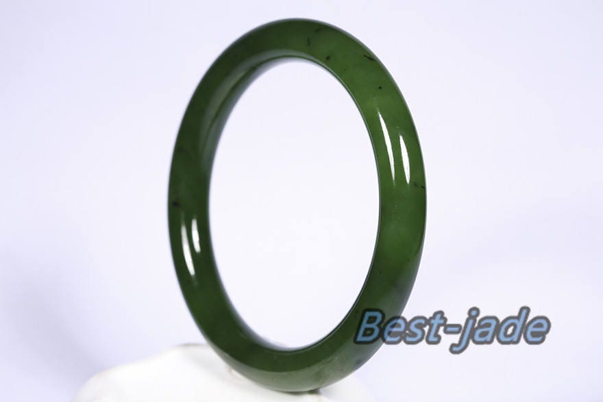 Kanadischer Jaspis 58mm Apfelgrün Natur Nephrit Jade Kette Hand LADY Armband Pounamu Maori BC Jade Neuseeland Schmuck Armreif Kette