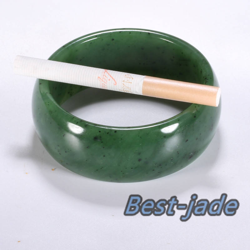 Kanadischer Jaspis 58mm Widen Apfelgrün Natur Nephrit Kette Hand LADY Armband Pounamu Maori Jade Armreif Schmuck Kanadischer Jade NZ Jaspis