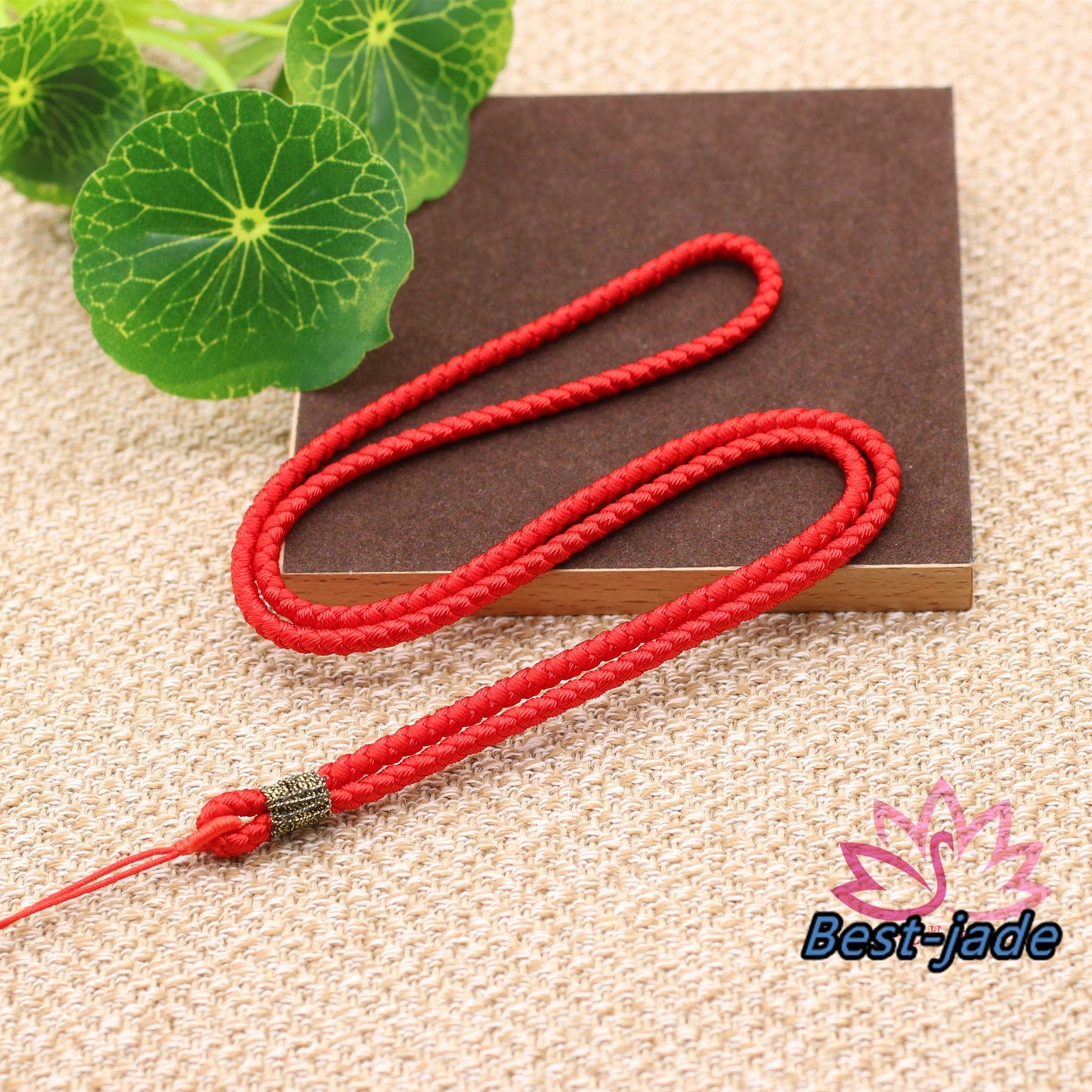 RED Luck Necklace Hand Woven Braided Rope Lady hand String Cord  girl strap boy chain Chinese Style collier Halskette f.