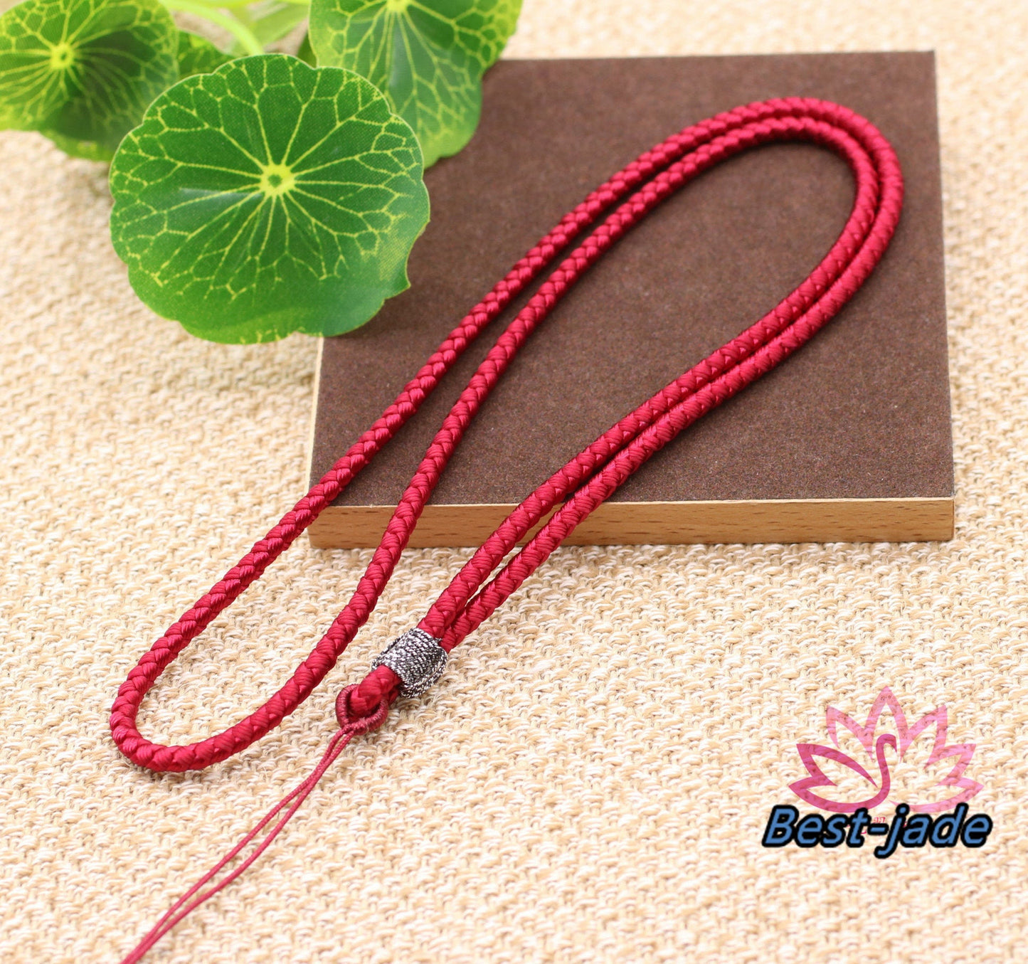 RED Luck Necklace Hand Woven Braided Rope Lady hand String Cord  girl strap boy chain Chinese Style collier Halskette f.