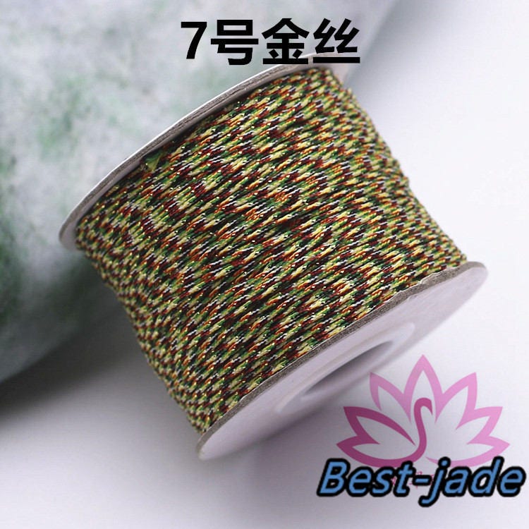 100 METERS 100 Color string -0.8MM- Strong - Wholesale Strand String Rope Roll- for Jewelry Pendant Necklace Chain Cloth Bracelet Package