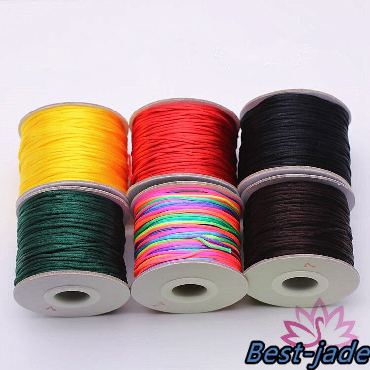 70 METERS - 6 Colors string -1.5MM- Thread line- Strand String Rope Roll- for Jewelry Pendant Necklace Chain Cloth Bracelet Wrist foot line