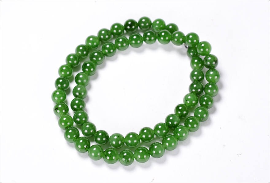 Certificated A Grade Bead size 9*9mm necklace Canadian Jade Maori style Pulsera Ball Beads POUNAMU Nephrite Greenstone Canadian jasper