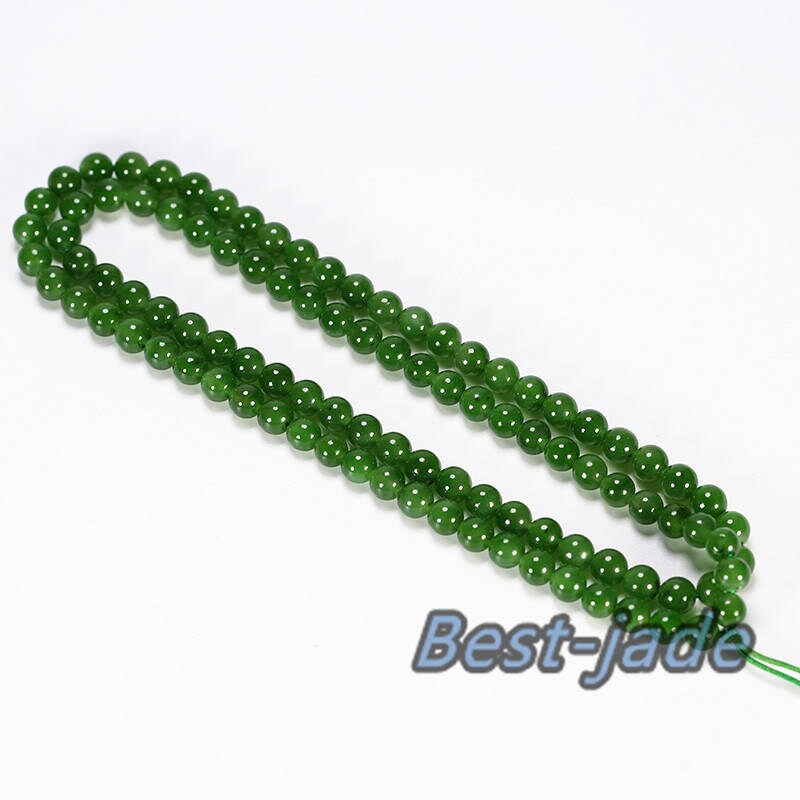 Canadian jasper A Grade Bead size 4*4mm necklace Canadian Jade Maori style Pulsera Ball Beads POUNAMU Nephrite Greenstone Halskette f.