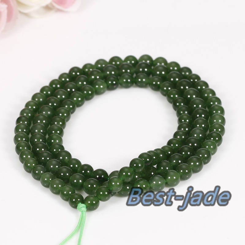 Canadian jasper A Grade Bead size 5*5mm necklace New Zealand Jade Maori style Pulsera Ball Beads POUNAMU Nephrite Greenstone Halskette f. BC