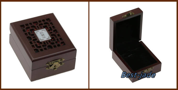 Solid wood Handmade Decorative Wooden Jewelry Box Keepsake Treasure necklace pendant gemstone crysital Storage Box