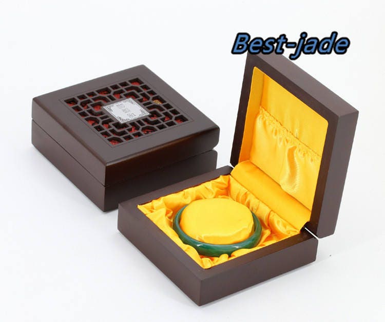 Solid wood burlywood Handmade Decorative Wooden Jewelry Box Bracelet boxes bangle bracelet chain wrist Case gaine