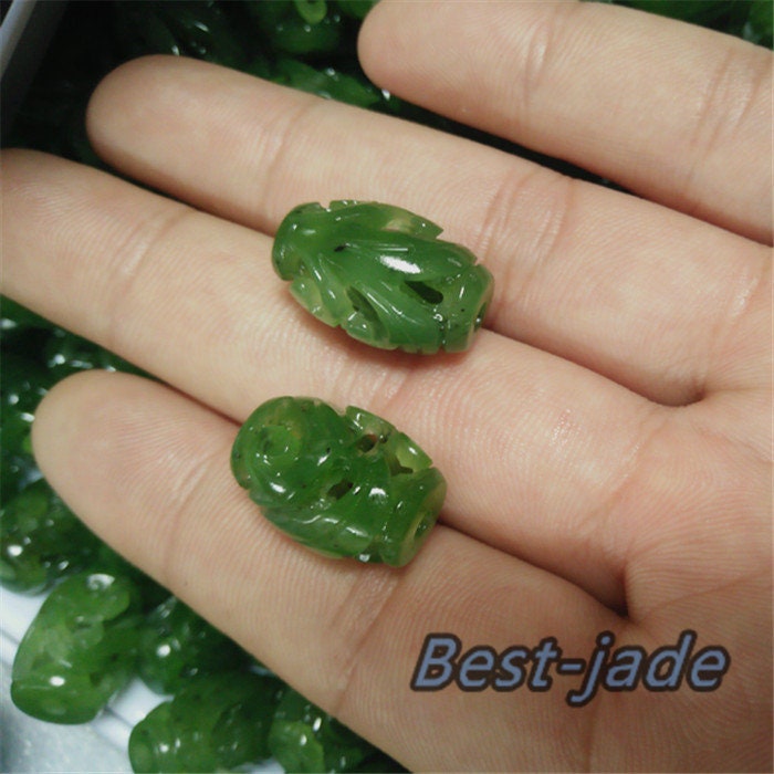 16*10mm Barrel Beads Natural Canadian jade Nephrite Greenstone Pounamu Pearl Maori style NZ jade капля Kügelchen jaspe grüner Jade