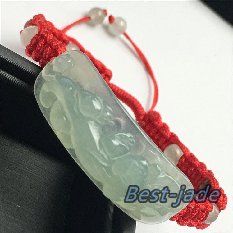 Pixiu bangle Jade Grade A  Kylin Jadeite Hand carved Jade Bracelet Chain Burma stone Armband n. Bracelete Браслет dragon