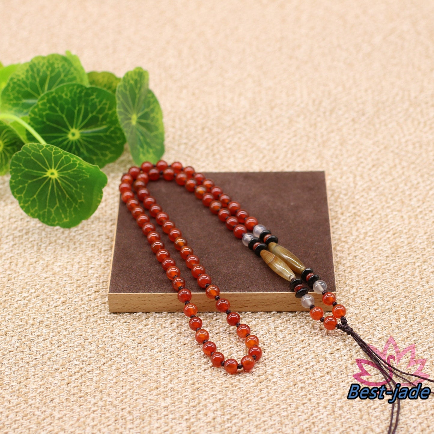 Agate carnelian Necklace Hand Woven Braided Black Rope Lady hand String Cord strap Man Bead chain Chinese Style collier Halskette f.