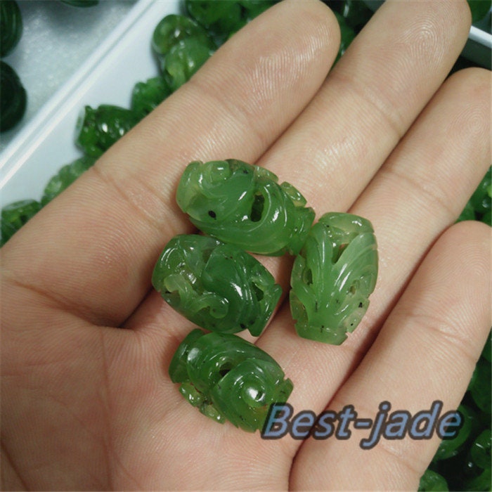 16*10mm Barrel Beads Natural Canadian jade Nephrite Greenstone Pounamu Pearl Maori style NZ jade капля Kügelchen jaspe grüner Jade