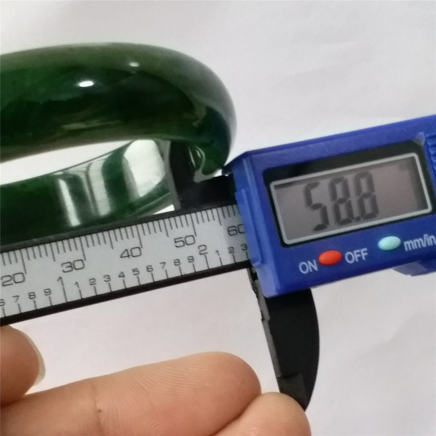 58.8mm Natural Nephrite Round bangle  Green stone Canadian Jade Bracelet Pounamu Nephrite  Jade lady Canadian Jasper BC Greenstone 019