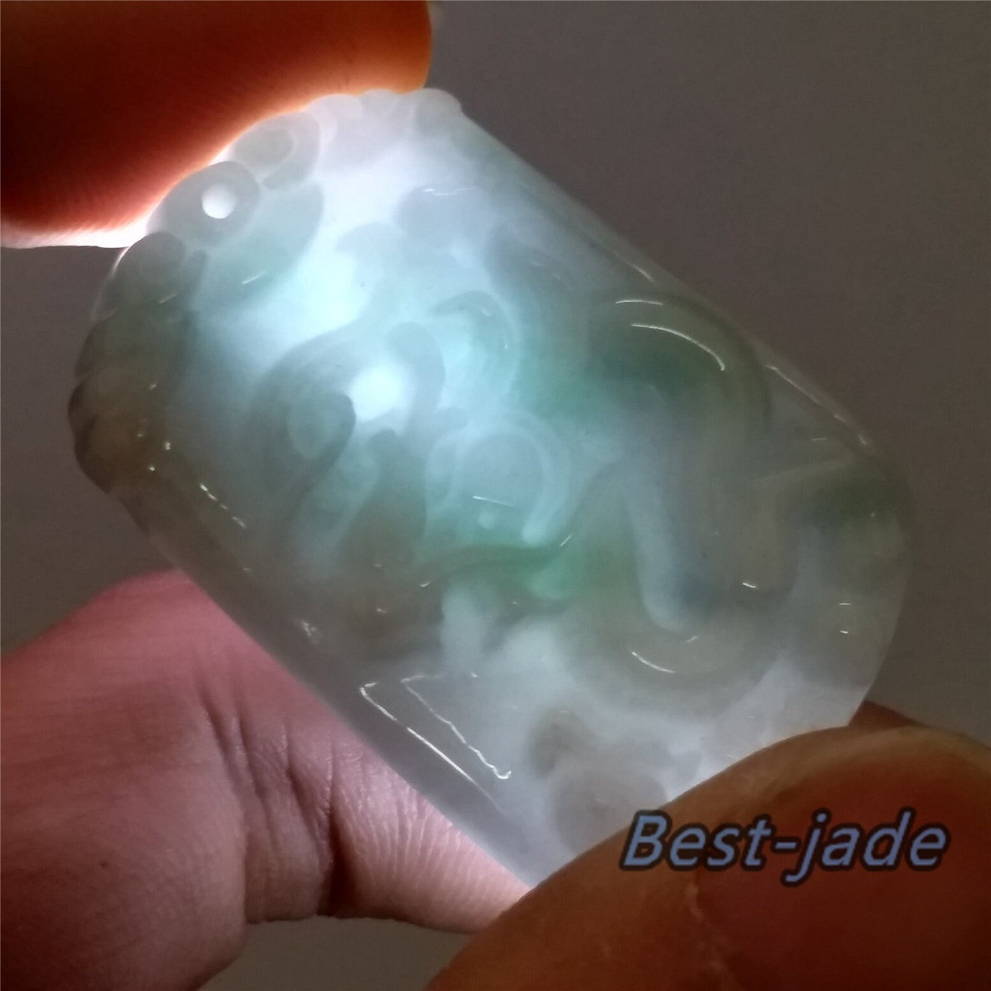 Dragon Grade A jade Hand craved Natural Green Burma Jadeite man pendant necklace BEADS  ice Gemstone Green jadeit  jadéite 翡翠天然龙牌