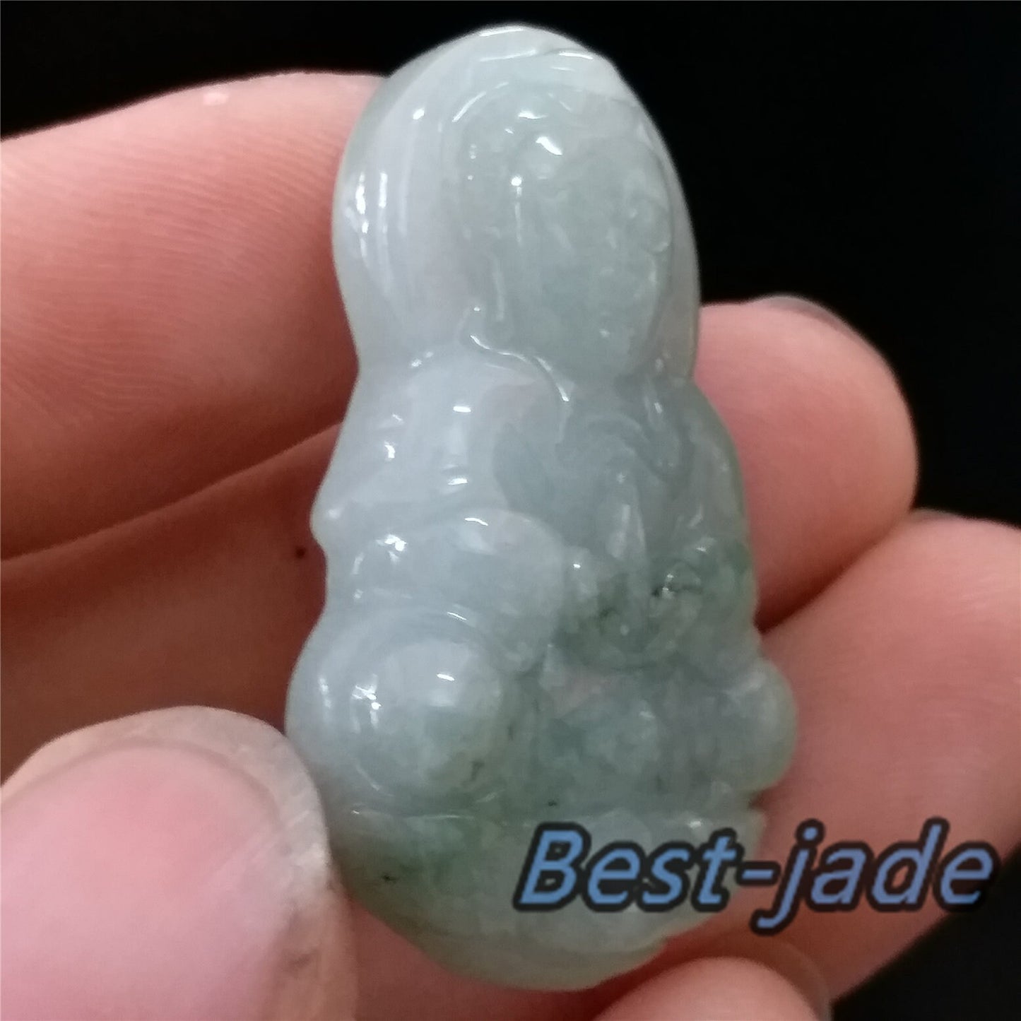 Guanyin Grade A Jade Natural Green Burma Jadeite Beads Hand Carved KWAN YIN Lady pendant Gemstone Type A Jadeite 翡翠 飘花观音挂件