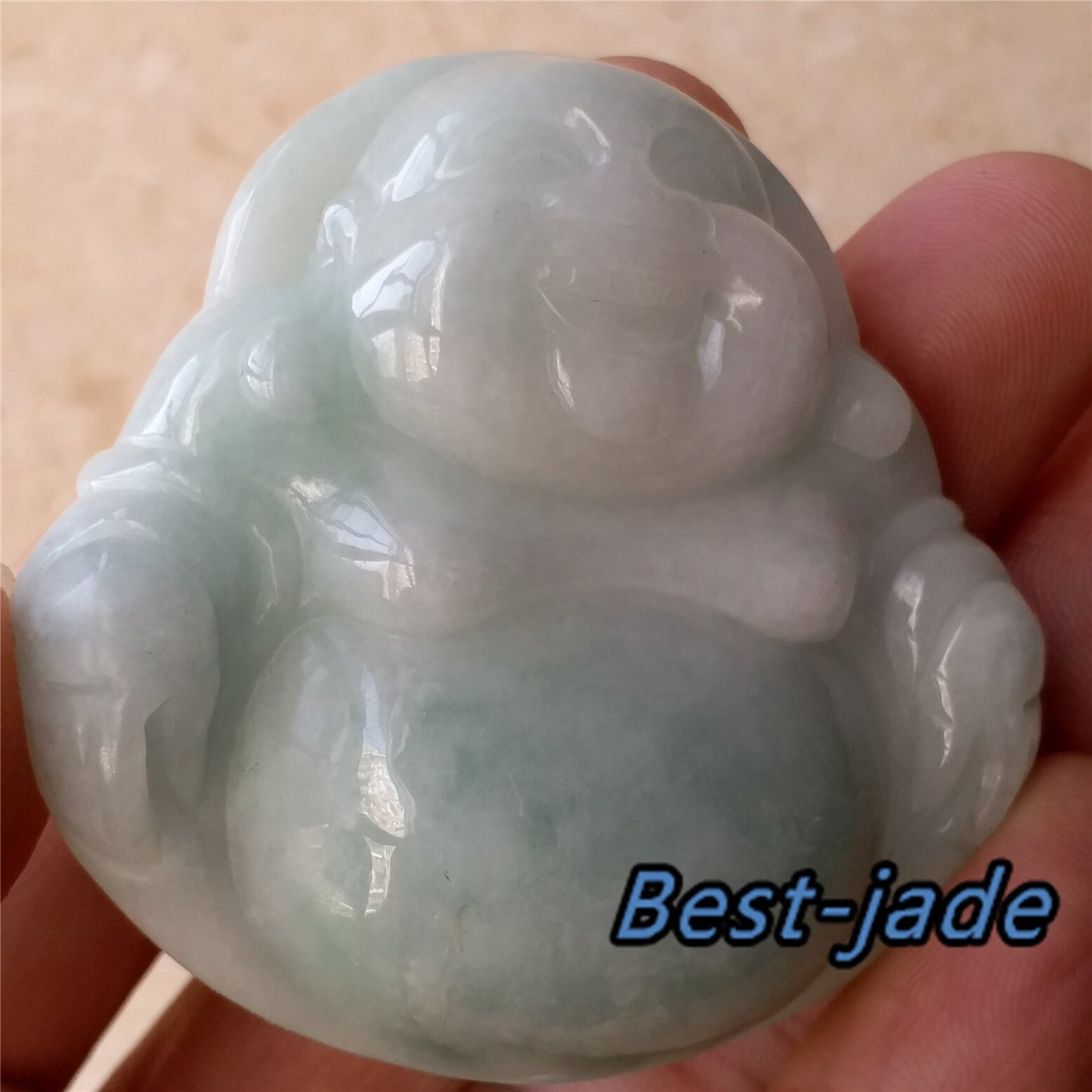 Buddha Grade A Jade Natural Green Burma Jadeite Beads Hand Carved KWAN YIN Baby Lady pendant Gemstone Type A Jadeite 翡翠 佛 吊坠