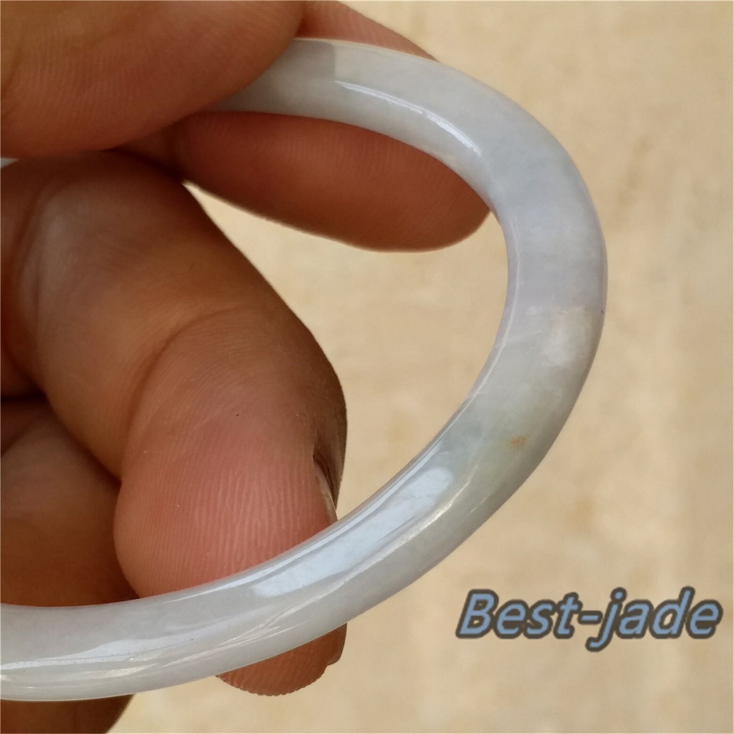 54.6*47.6mm Grade A Green ICE Jade Thin Bangle Natural Bracelet Lady Girl Chain Jadeite Burma Myanmar A Type jade jewelry