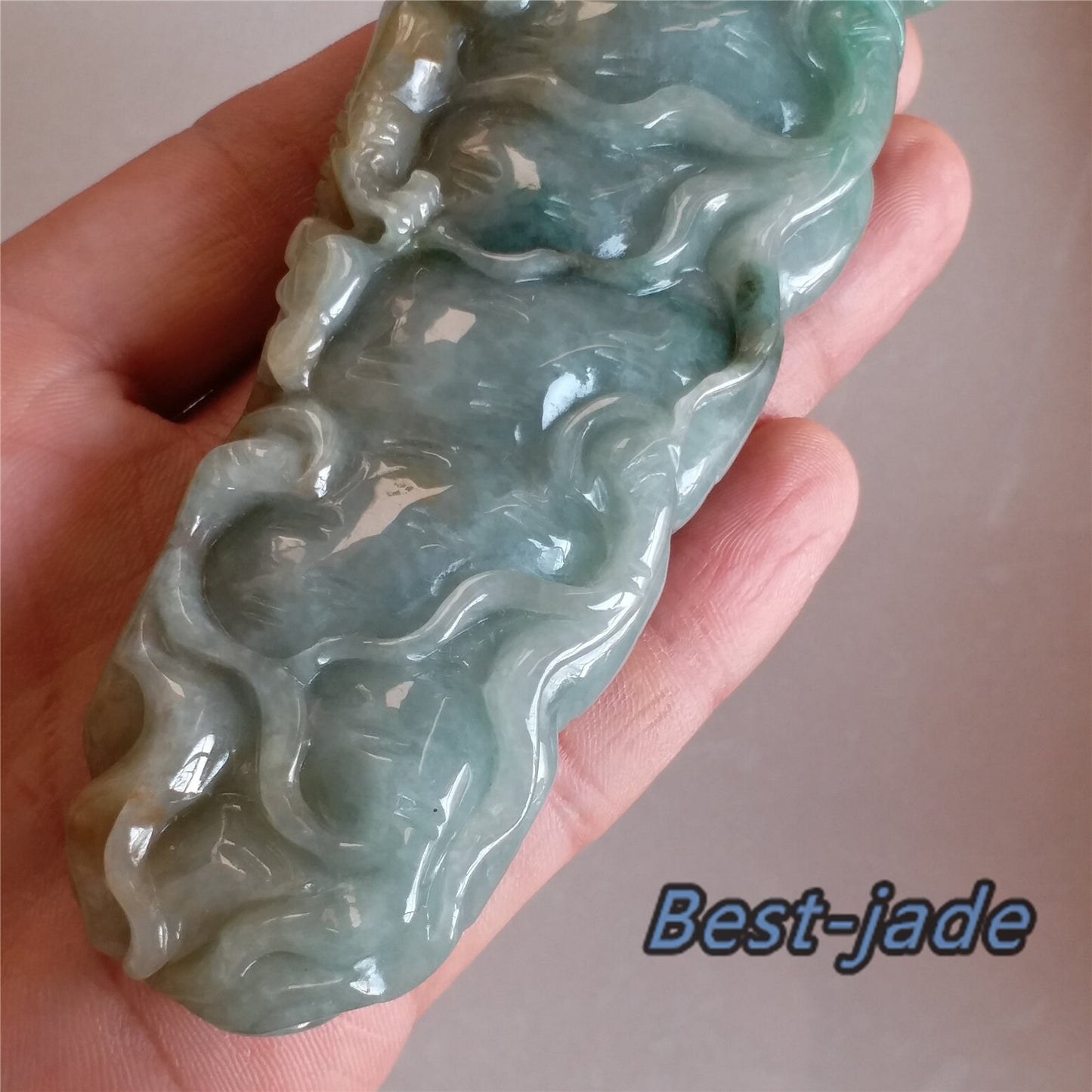 Ginseng Hand pieces Massage three color Natural Grade A Green Jade Burman Jadeite BEADS Pendant Gemstone Hanging A stone 翡翠