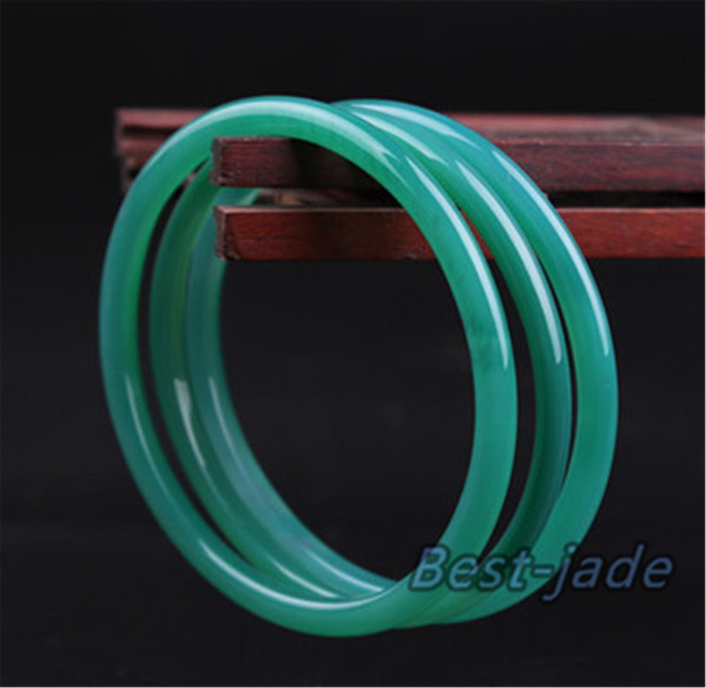 8 Colors 56-60mm Wholesale Natural Ice Jade Green Purple Pink Agate thin Round Bangle Bracelet Lady Jewelry Chain Natural  A stone