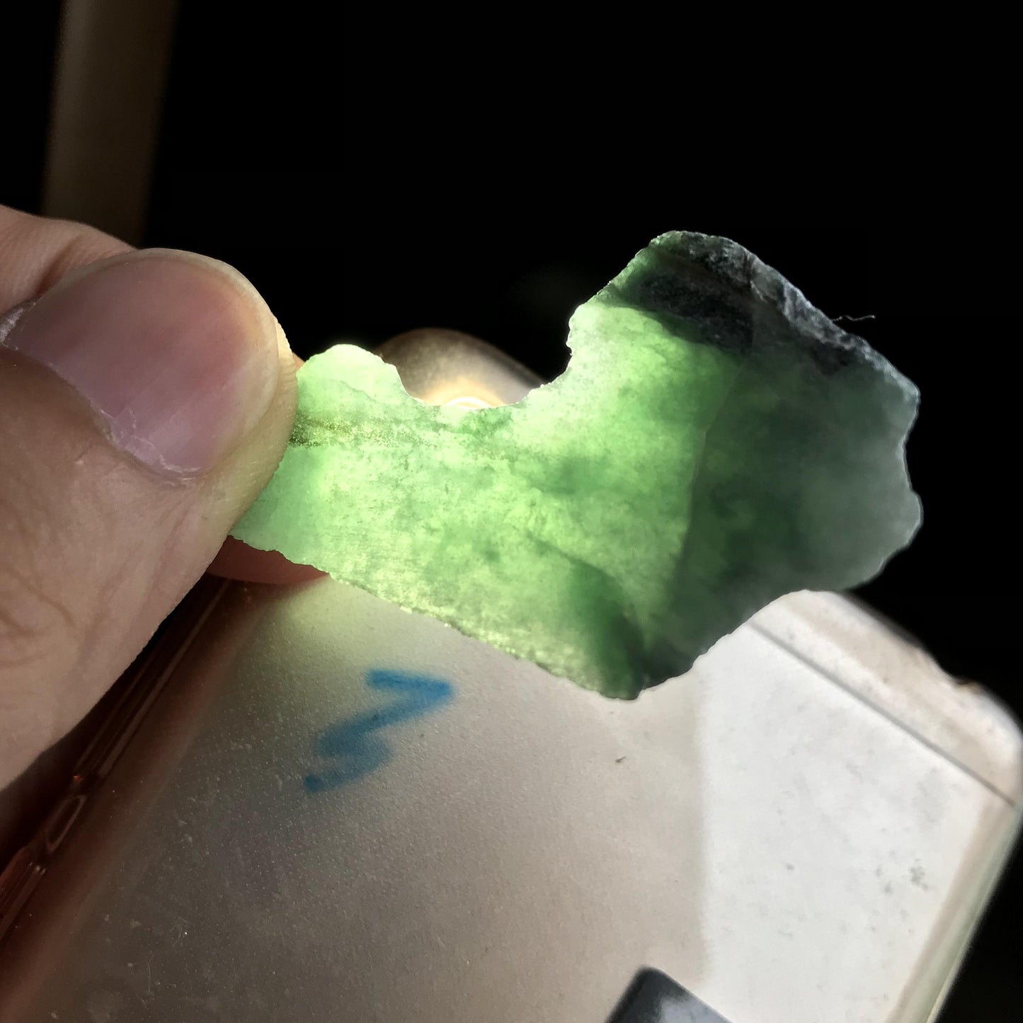 9.3g Natural Jadeite Green Raw stone Burmese Grade A jade preform Rough Burma Jade Type A Burma jadeite Design Pendant 翡翠A货  060