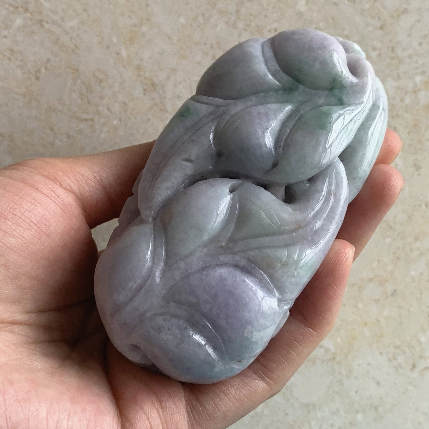 Phoenix Hand pieces Massage Good polishing Hand craved Natural Grade A Green Jade Burman Jadeite BEADS Pendant Gemstone Hanging A stone 手把件