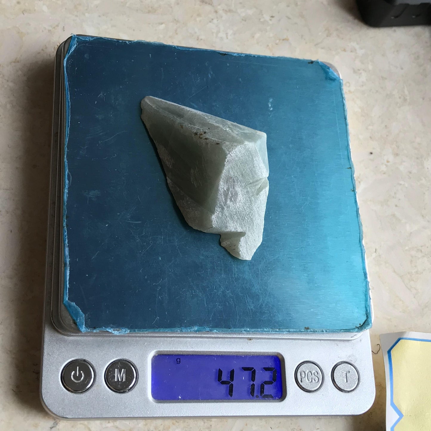 47.2g Natural Jadeite Green Raw stone Burmese Grade A jade preform Rough Burma Jade Type A Burma jadeite Design Pendant 翡翠A货 晴水料 052