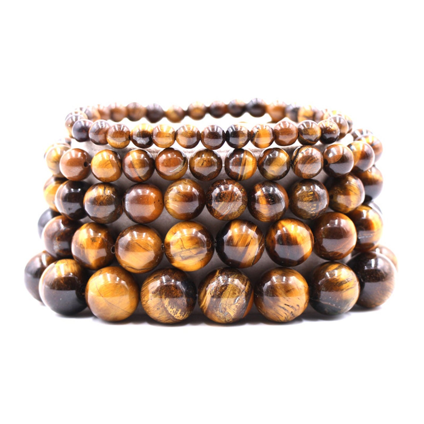 6-16mm Wholesale Natural tiger's-eye round beads bracelet beautiful carving A jade bangle yellow Tiger Eye Halskette f. bangle wristband