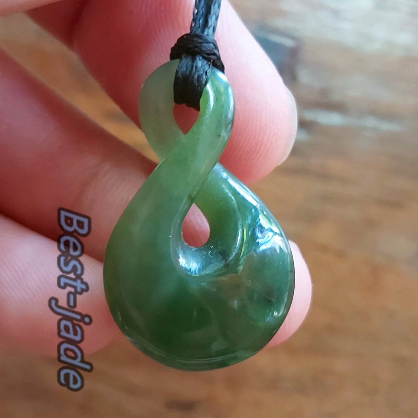 Real Green Nephrite Jade Pendant NEW ZEALAND Maori Style Greenstone Pounamu Canadian jasper Koru Aquaman Fish Hook Small Necklace