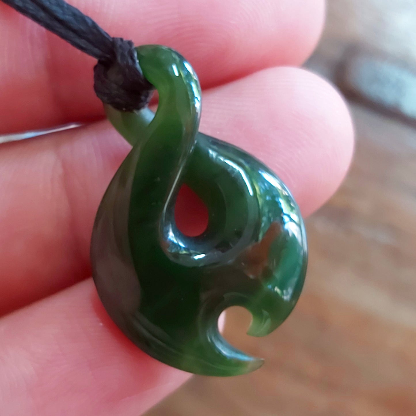 Real Green Nephrite Jade Small Pendant NEW ZEALAND Maori Style Greenstone Pounamu Canadian jade Baby Kid Girl boy Child Necklace gift