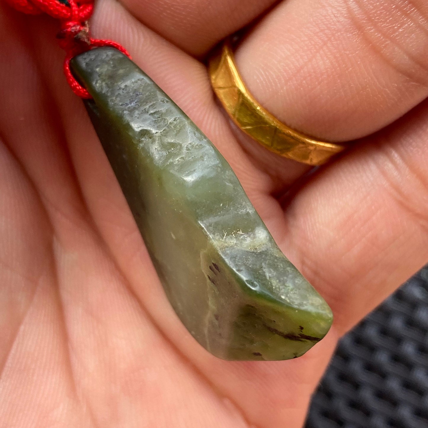 Natural green nephrite Necklace Greenstone Maori Style Greenstone Canadian jade Pounamu pendnat children lady gift NZ stone