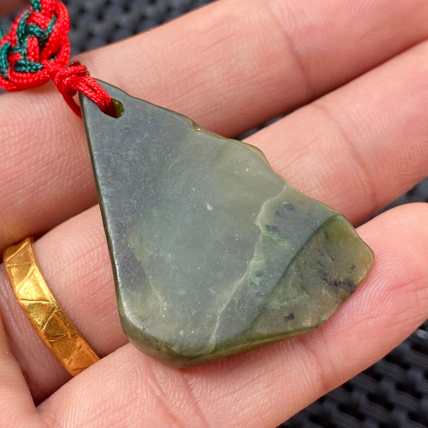 Natural green nephrite Necklace Greenstone Maori Style Greenstone Canadian jade Pounamu pendnat children lady gift NZ stone