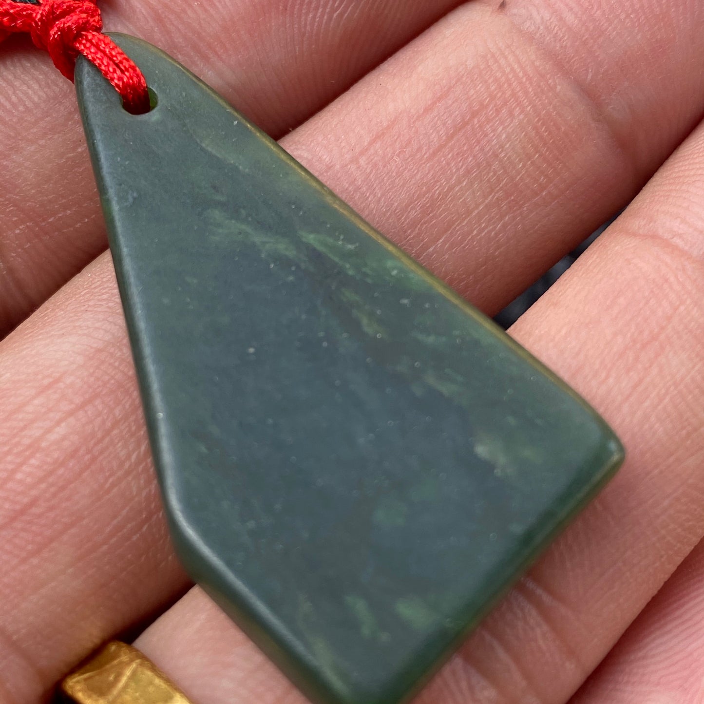 Real green nephrite Necklace Greenstone Maori Style Greenstone Canadian jade Pounamu pendnat children lady gift NZ stone