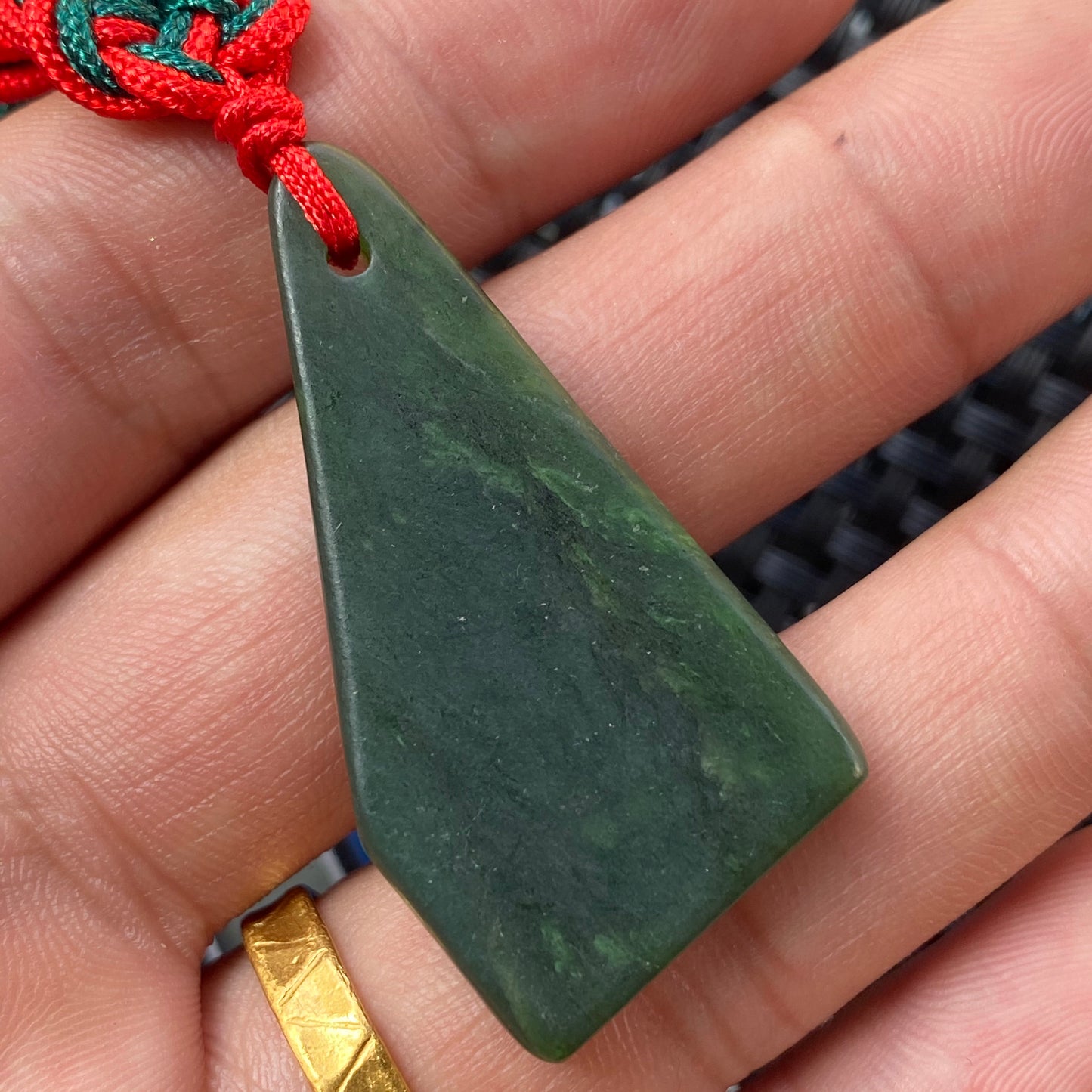 Real green nephrite Necklace Greenstone Maori Style Greenstone Canadian jade Pounamu pendnat children lady gift NZ stone