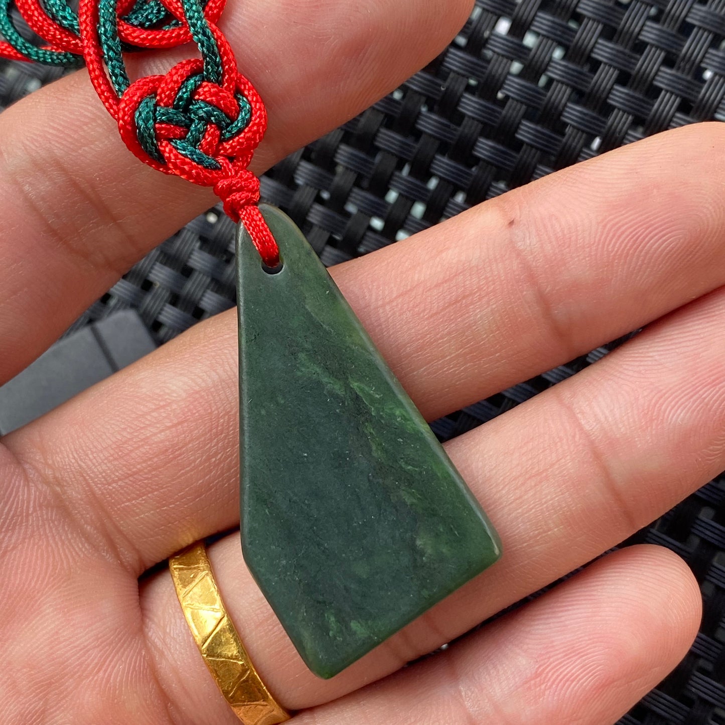 Real green nephrite Necklace Greenstone Maori Style Greenstone Canadian jade Pounamu pendnat children lady gift NZ stone