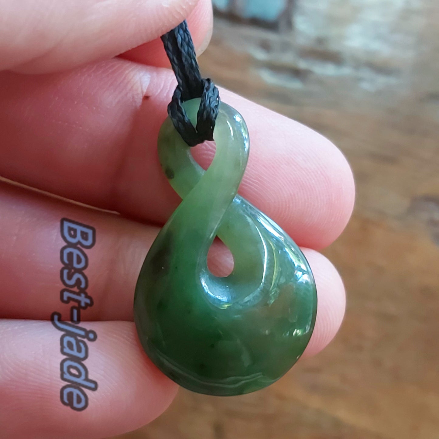 Real Green Nephrite Jade Pendant NEW ZEALAND Maori Style Greenstone Pounamu Canadian jasper Koru Aquaman Fish Hook Small Necklace