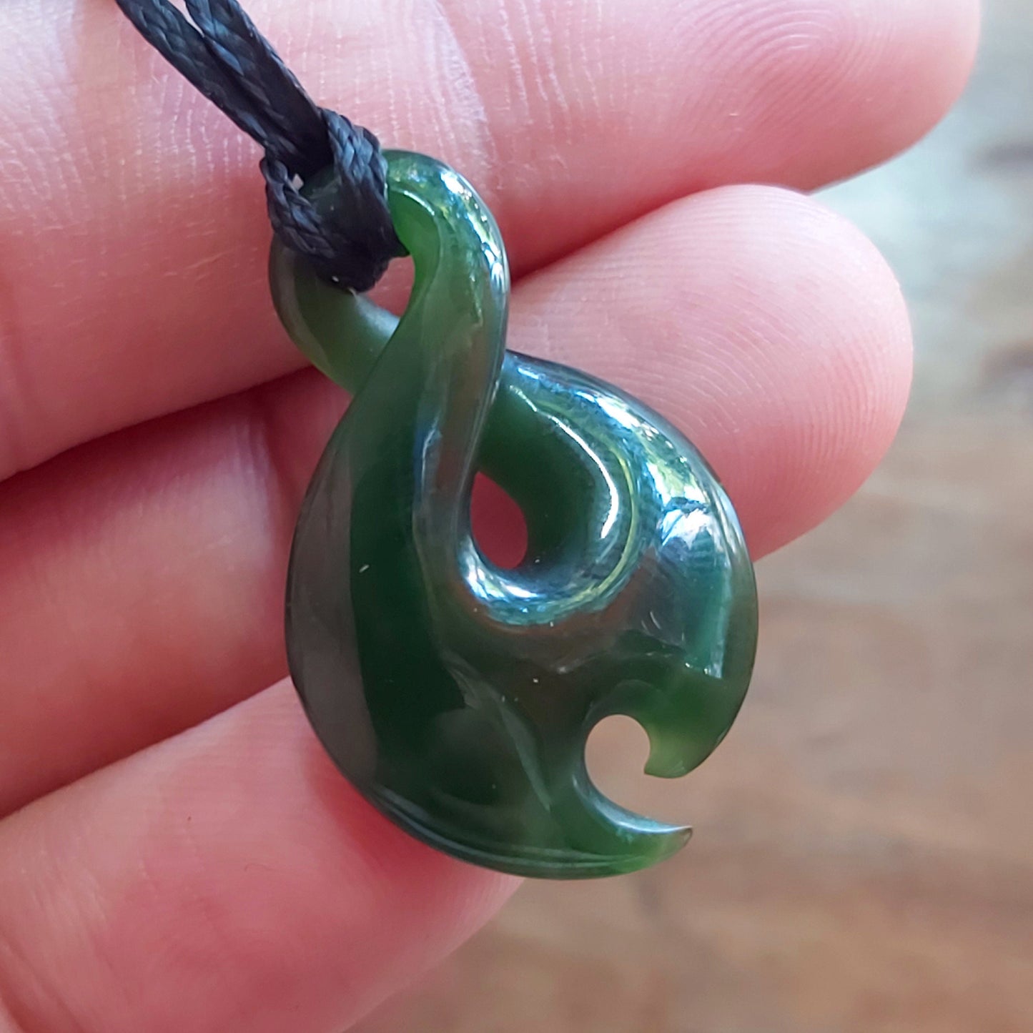 Real Green Nephrite Jade Small Pendant NEW ZEALAND Maori Style Greenstone Pounamu Canadian jade Baby Kid Girl boy Child Necklace gift