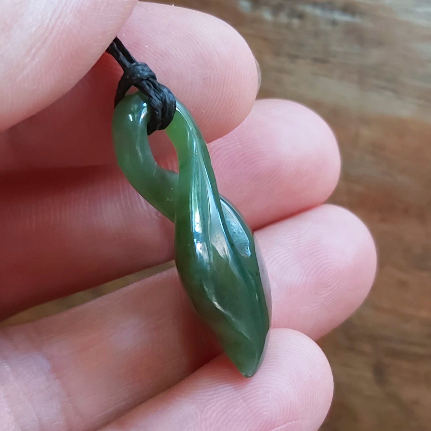 Natural Green Nephrite Jade Small Pendant NEW ZEALAND Maori Style Greenstone Pounamu Canadian jade Baby Kid Girl boy Child Necklace gift